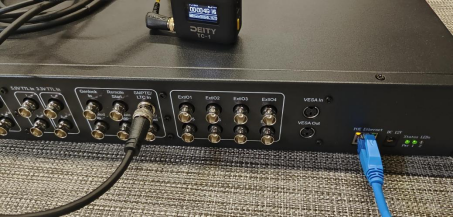 Connection Between Time Code and Sync Unit